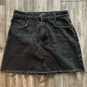 BDG Black Denim Skirt